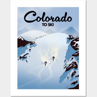 Colorado to Ski Posters and Art